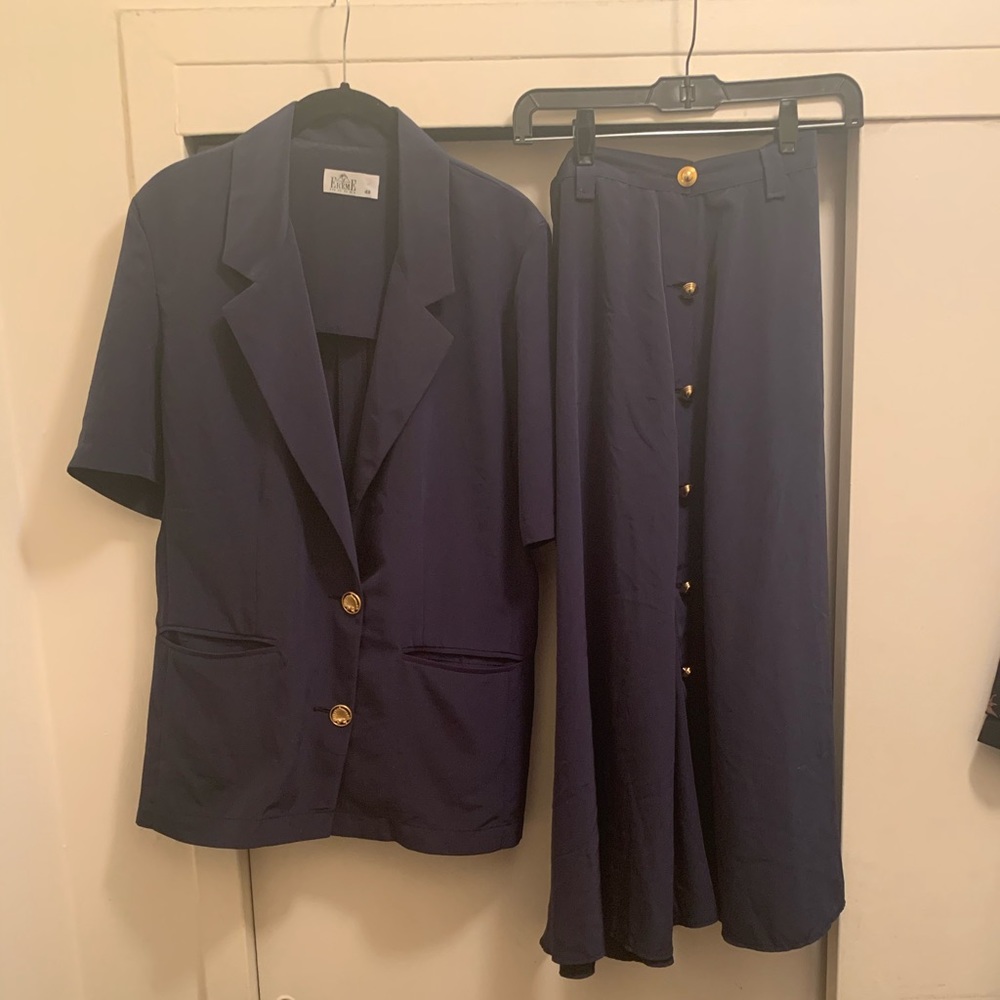 ❌ Sold ❌ Vintage Ereme Two Piece Skirt Suit Set